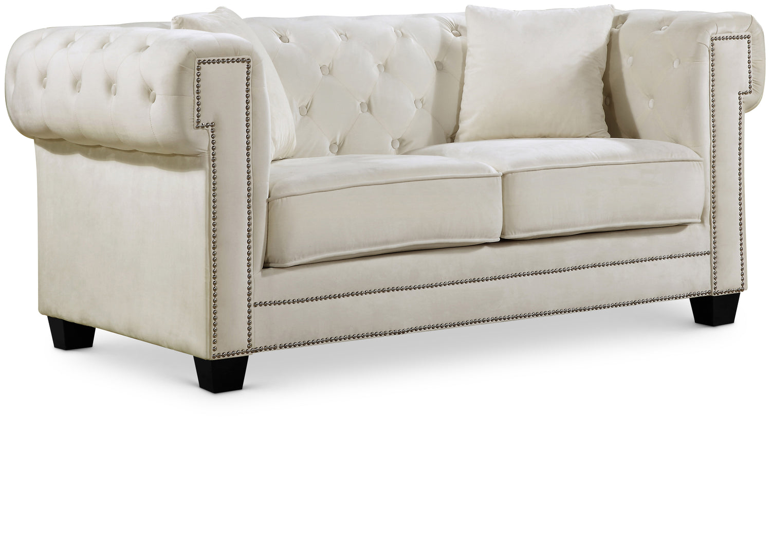 Bowery Velvet Loveseat