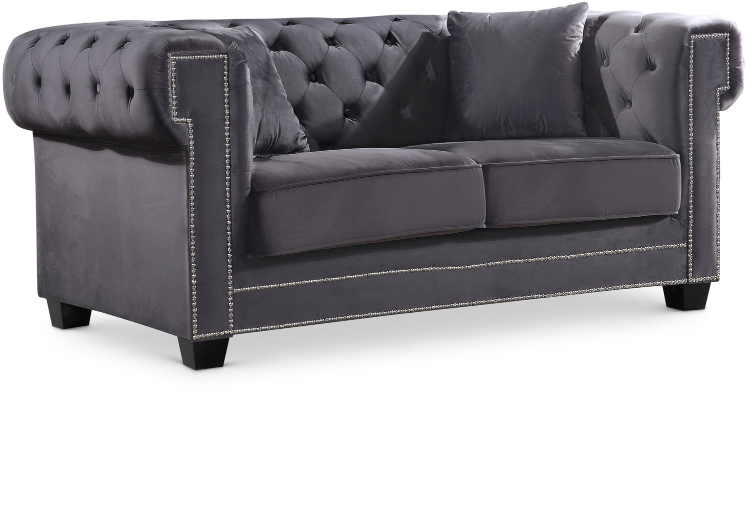 Bowery Velvet Loveseat