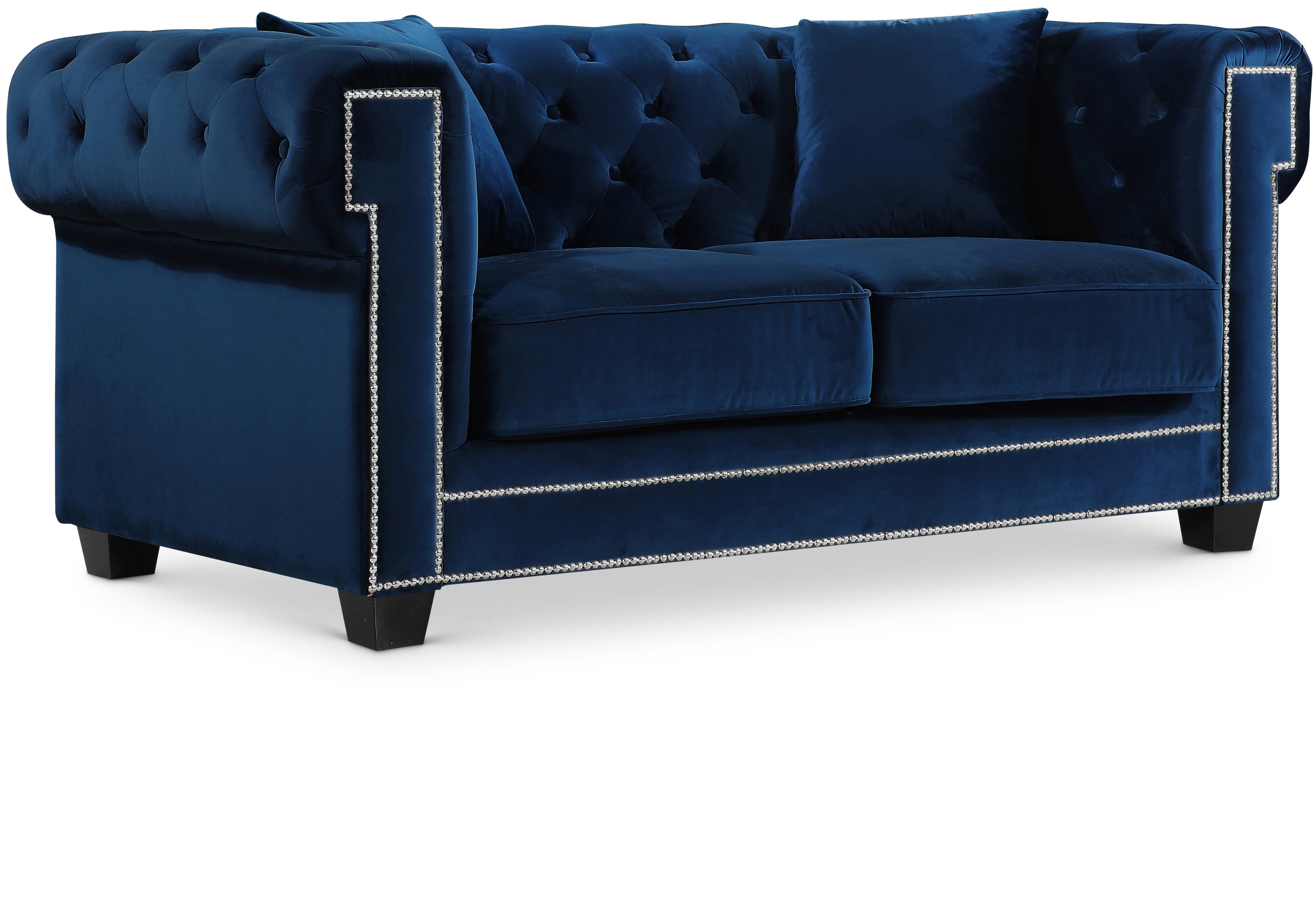 Bowery Velvet Loveseat