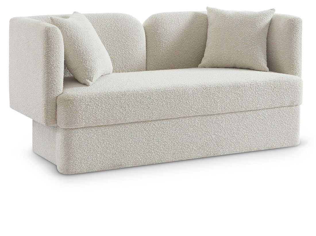 Marcel Boucle Fabric Loveseat