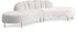 Divine Cream Velvet 2pc. Sectional