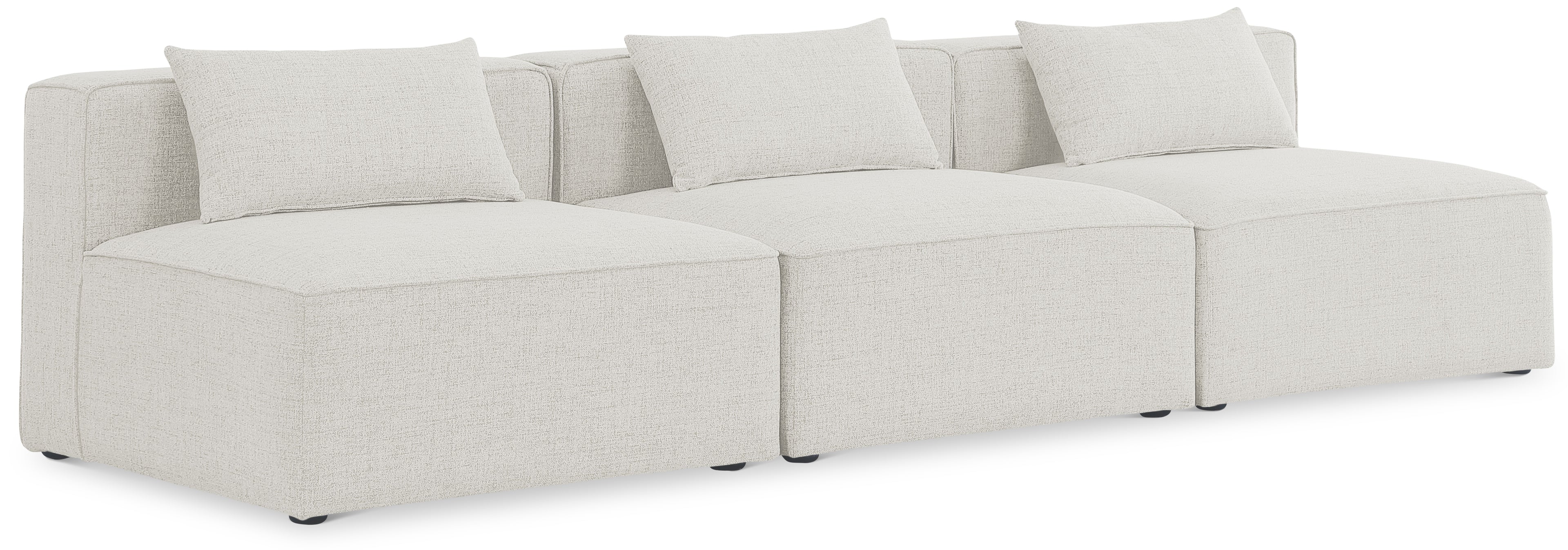 Cube Durable Linen TextuModular Sofa