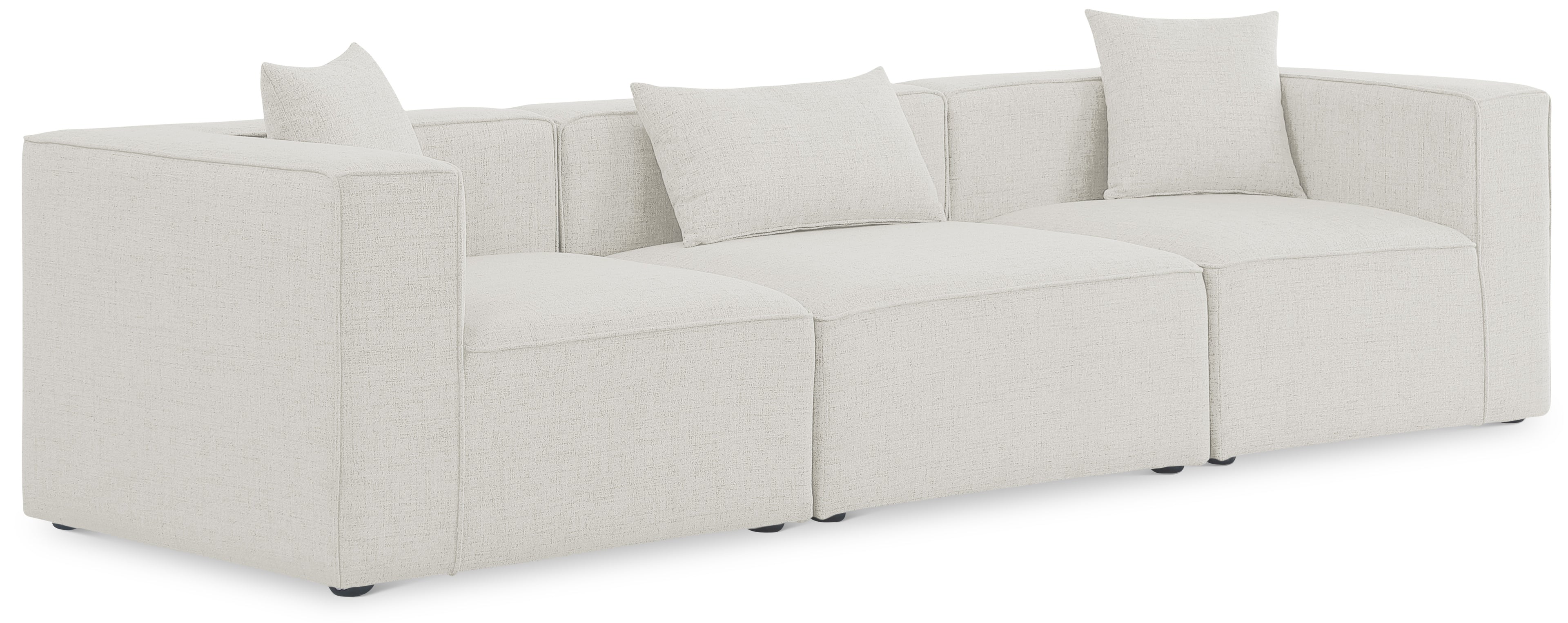 Cube Durable Linen TextuModular Sofa