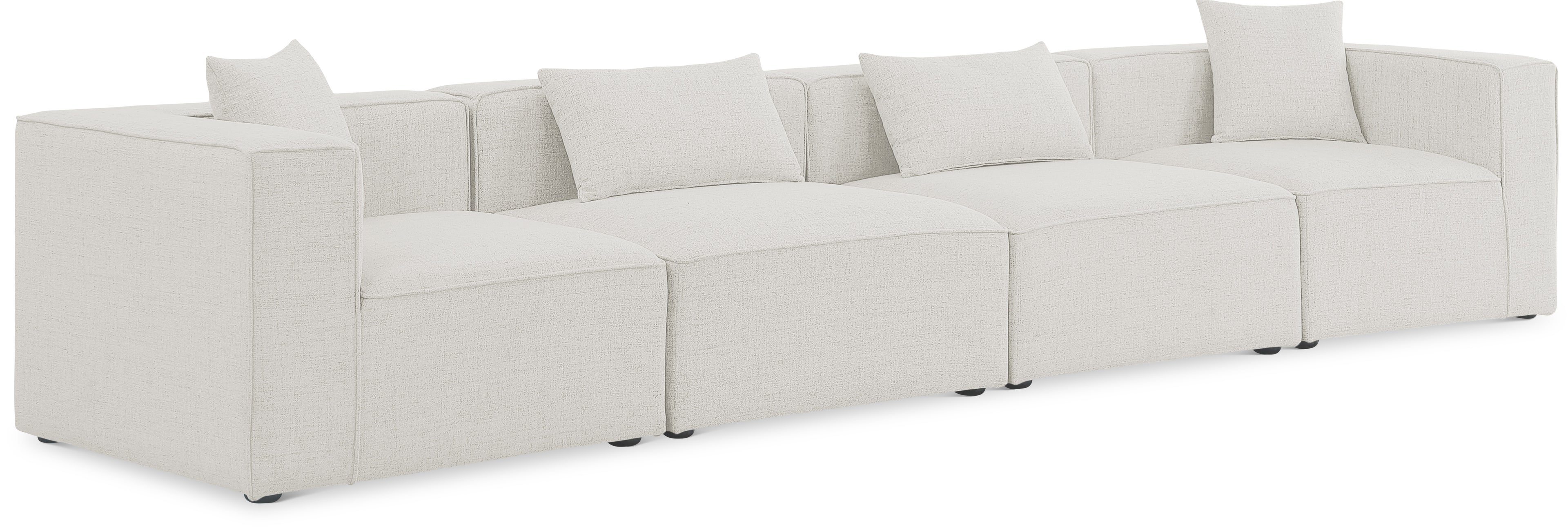 Cube Durable Linen TextuModular Sofa