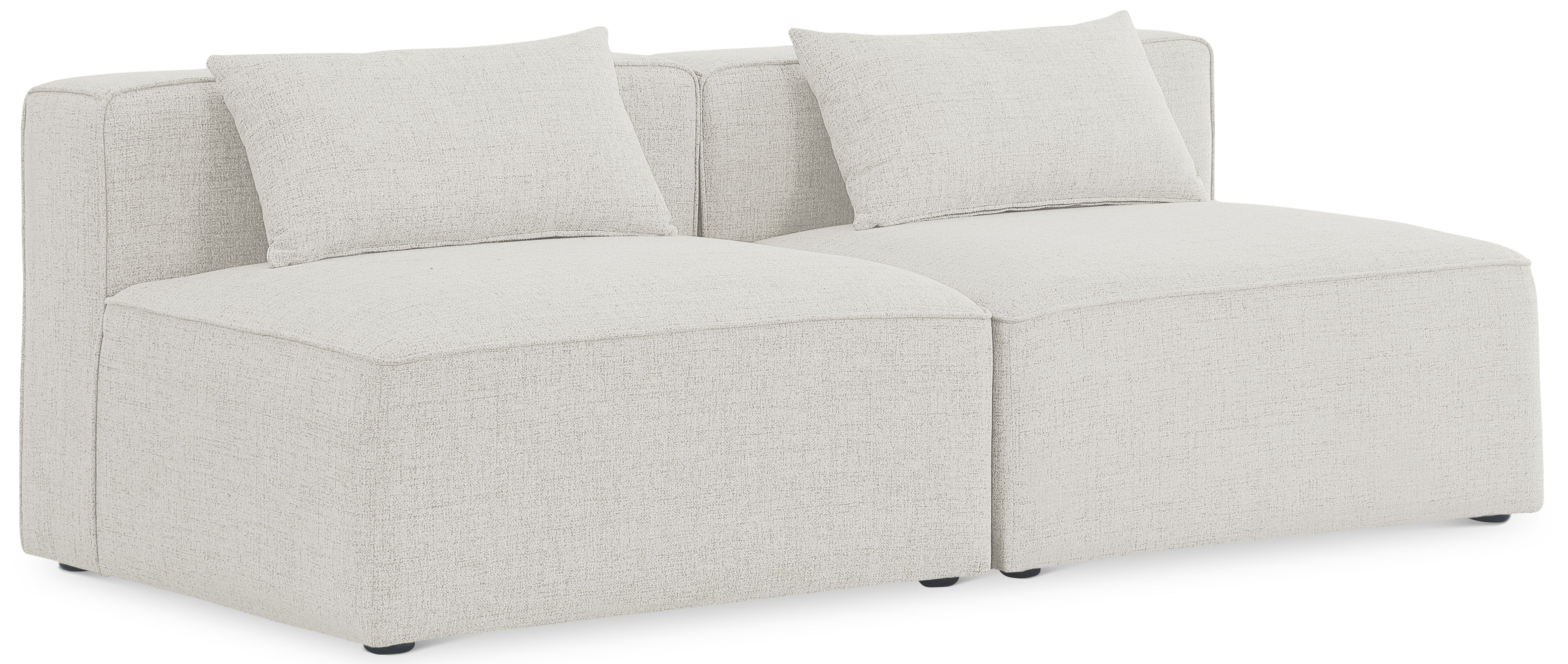 Cube Durable Linen TextuModular Sofa