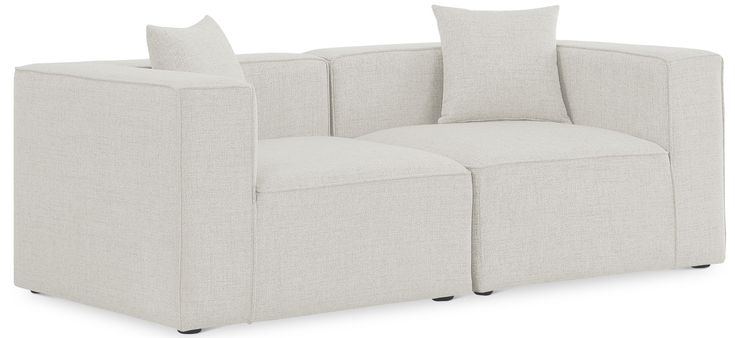 Cube Durable Linen TextuModular Sofa