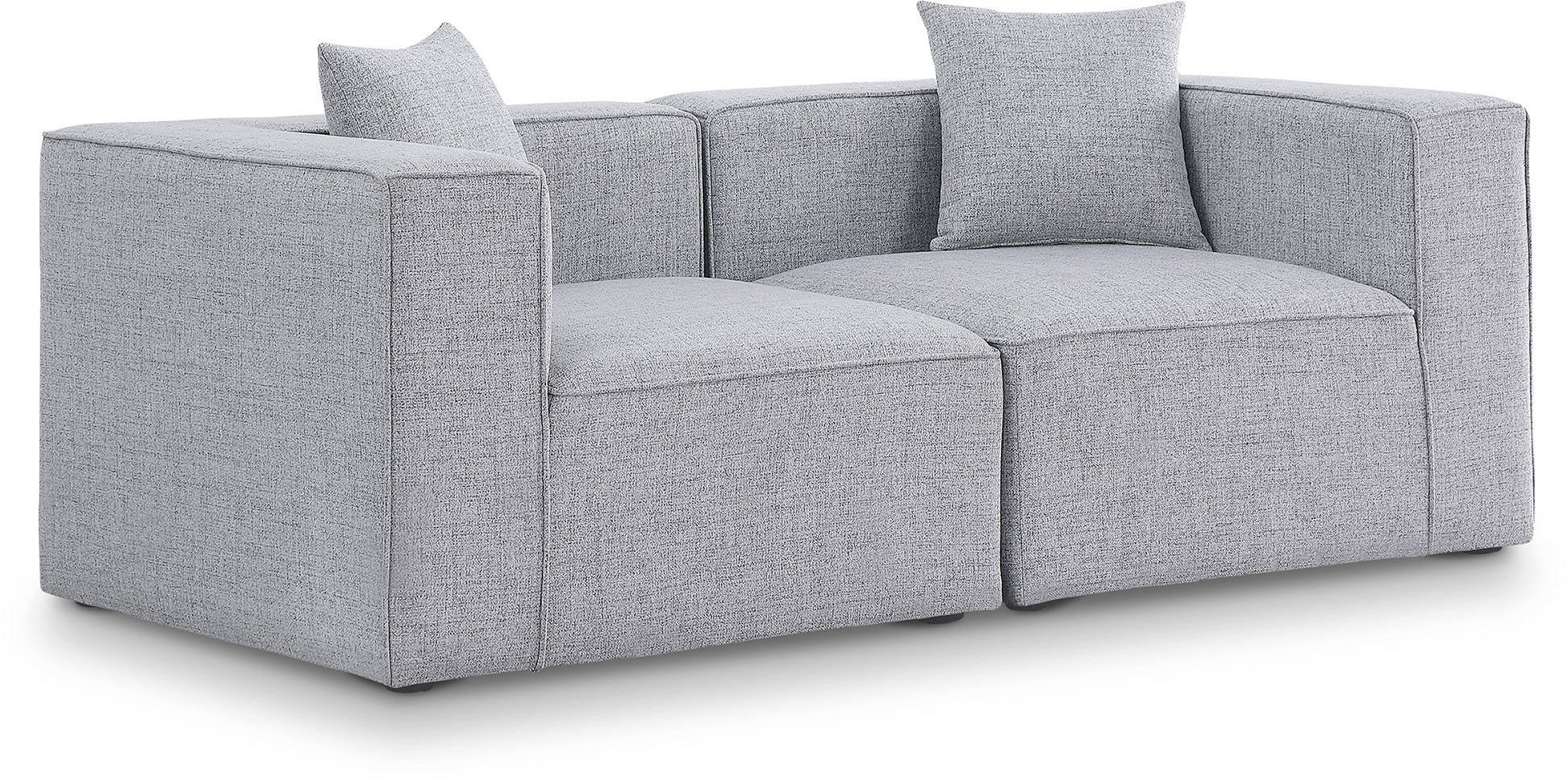 Cube Durable Linen TextuModular Sofa