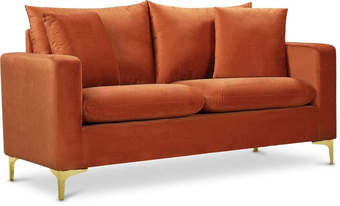 Naomi Velvet Loveseat