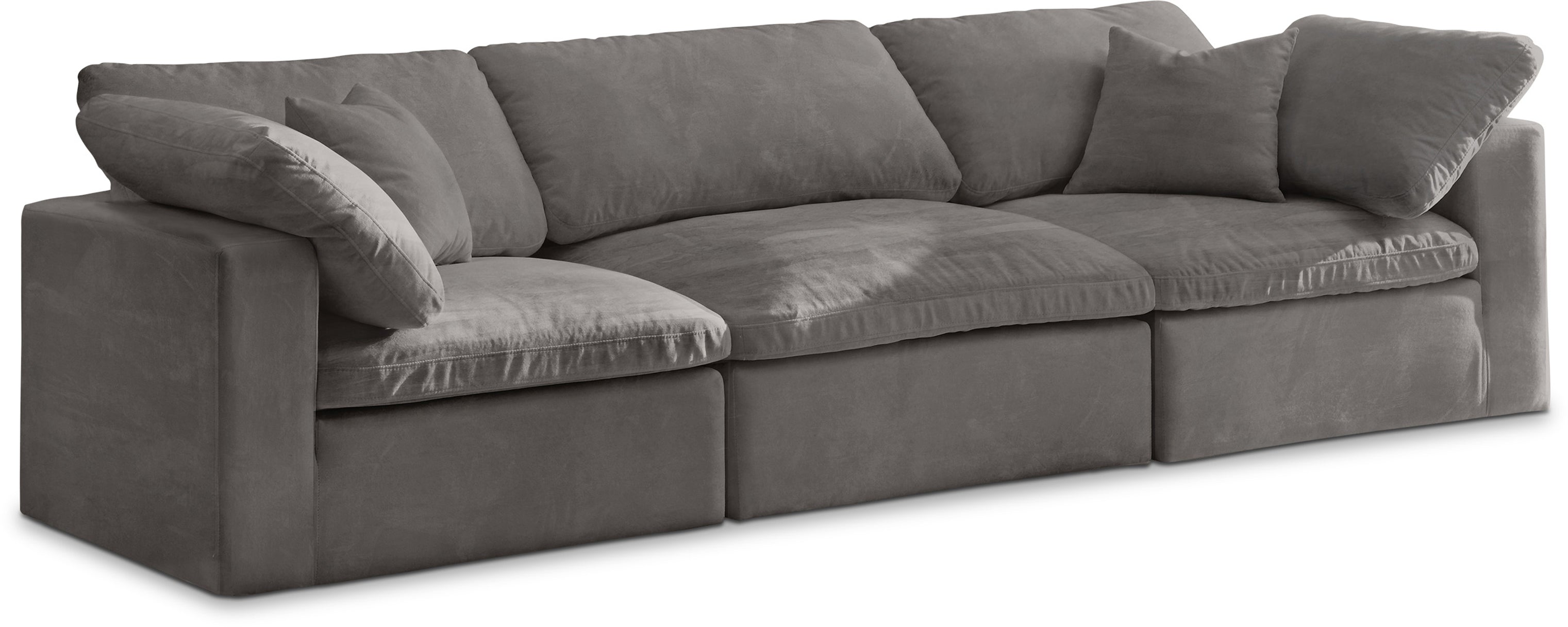 Cozy Velvet Comfort Modular Sofa