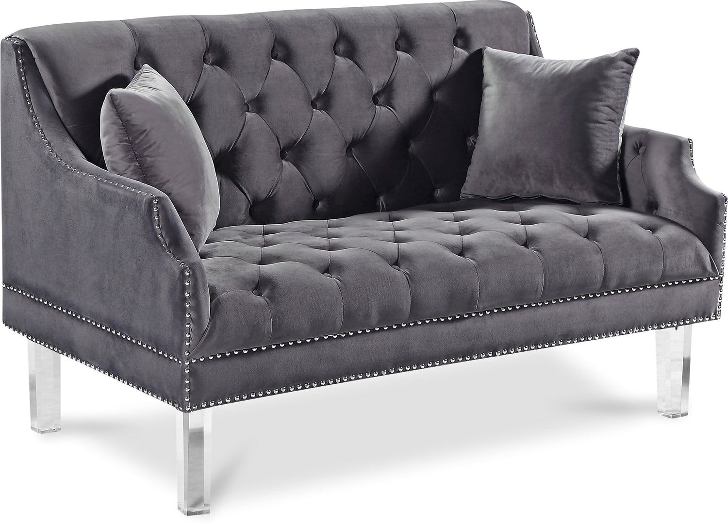 Roxy Velvet Loveseat