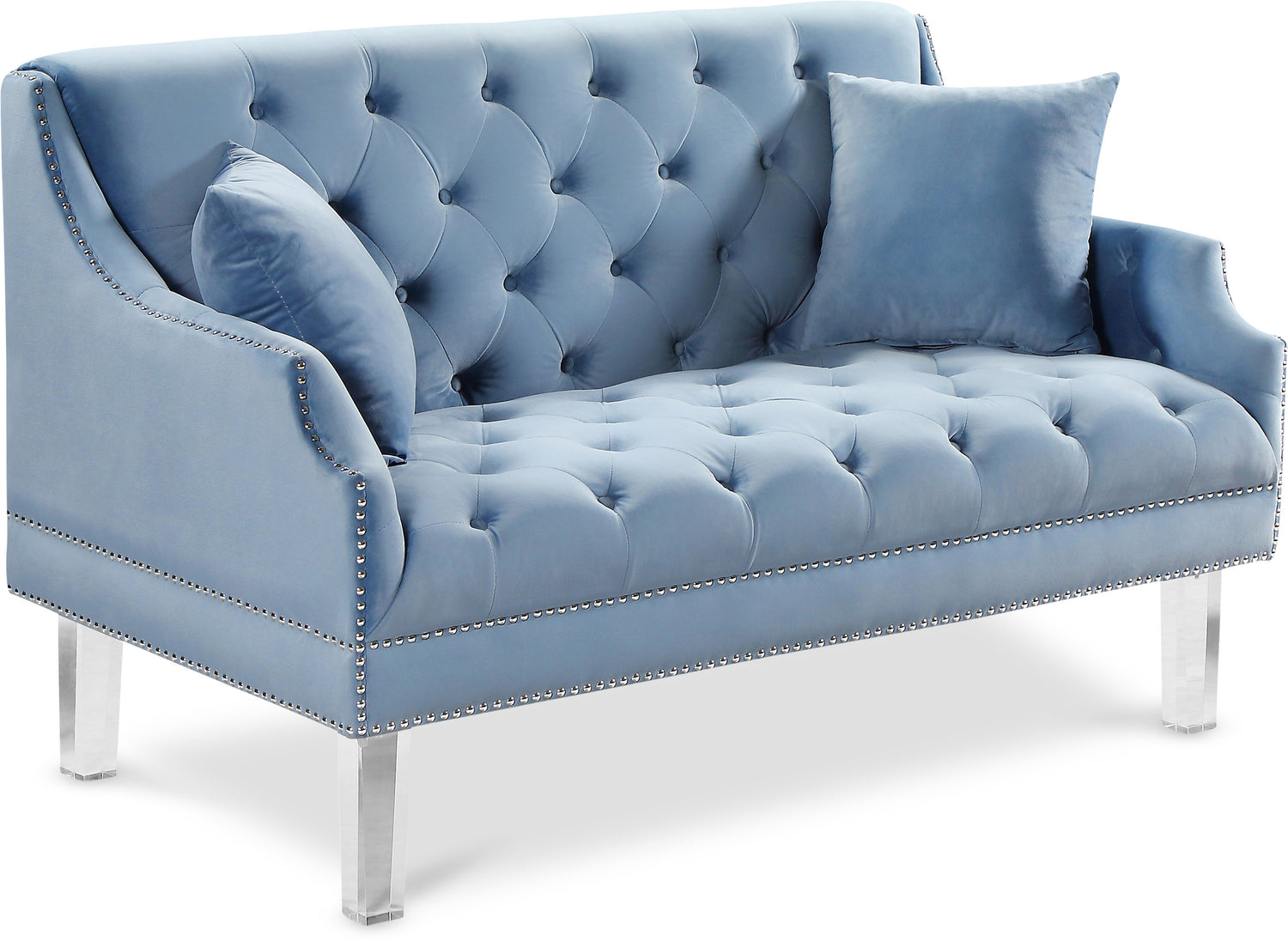 Roxy Velvet Loveseat