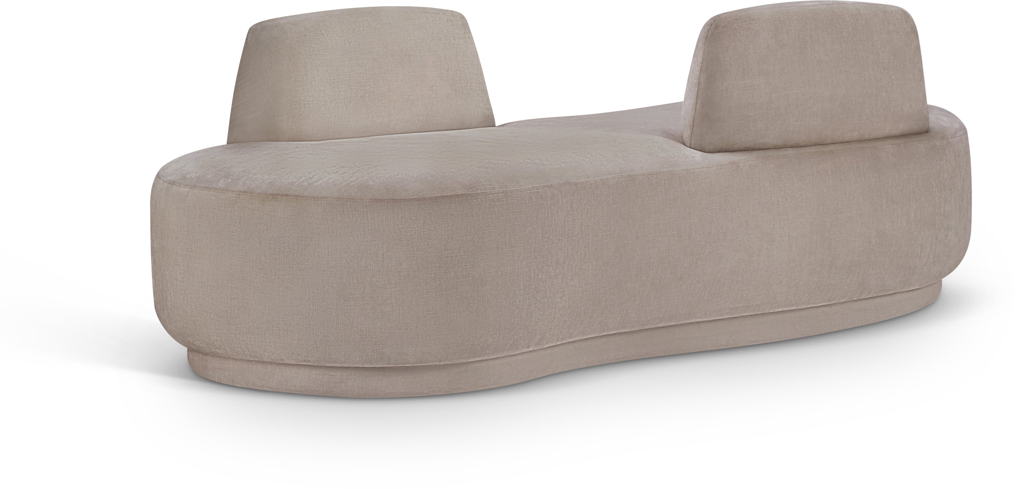 Argyle Chenille Fabric Chaise/Loveseat