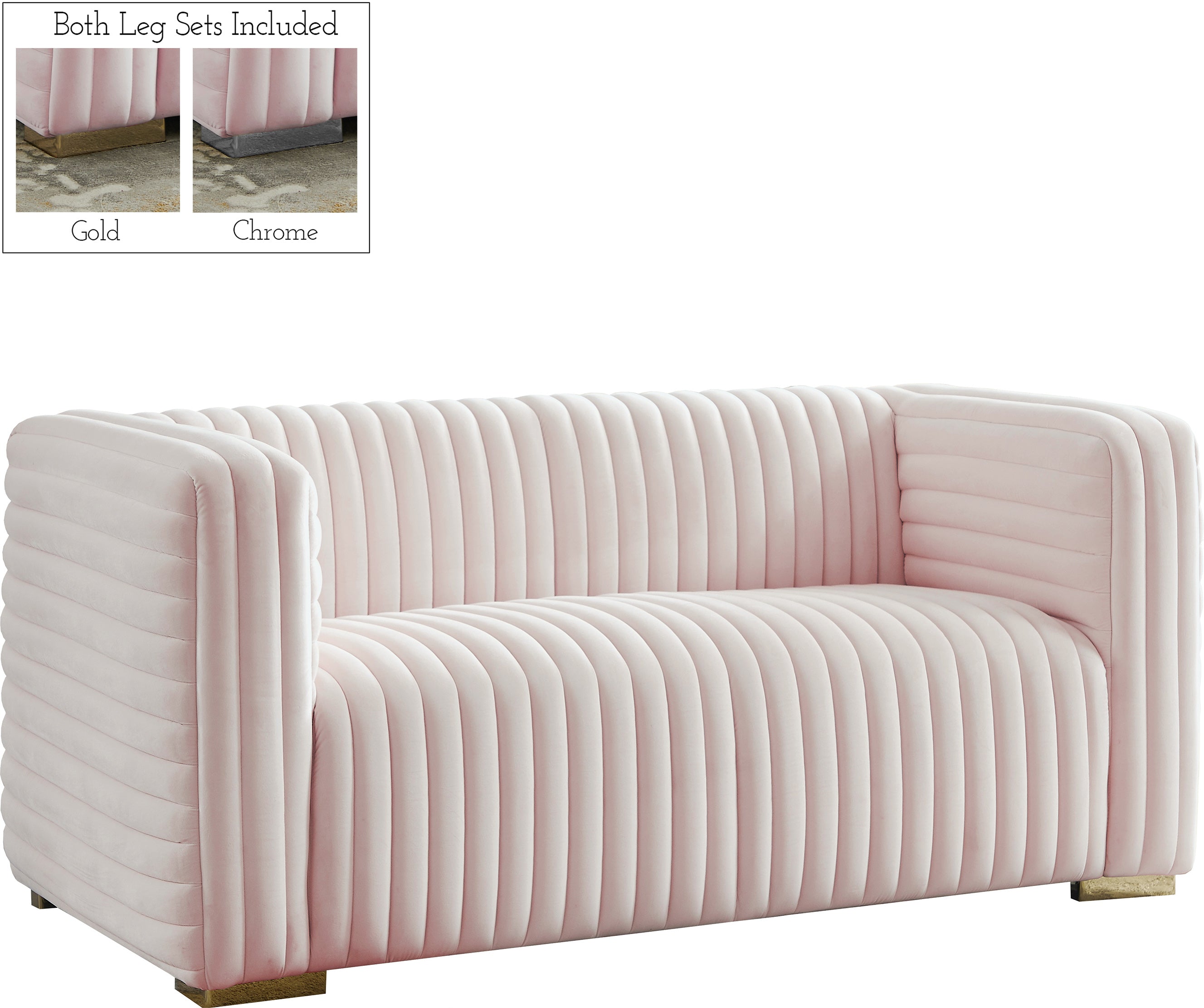 Ravish Velvet Loveseat