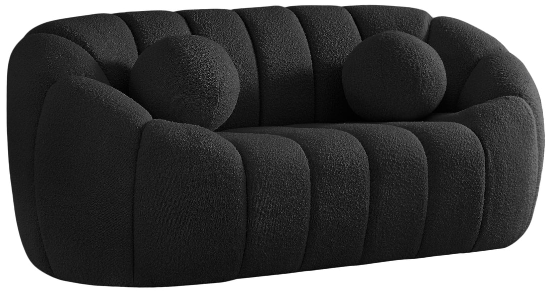 Elijah Boucle Fabric Loveseat