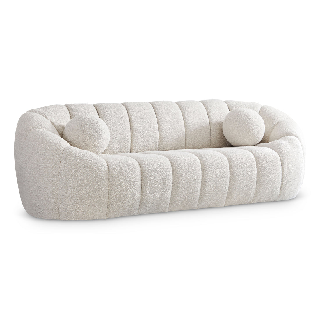 Elijah Boucle Fabric Sofa