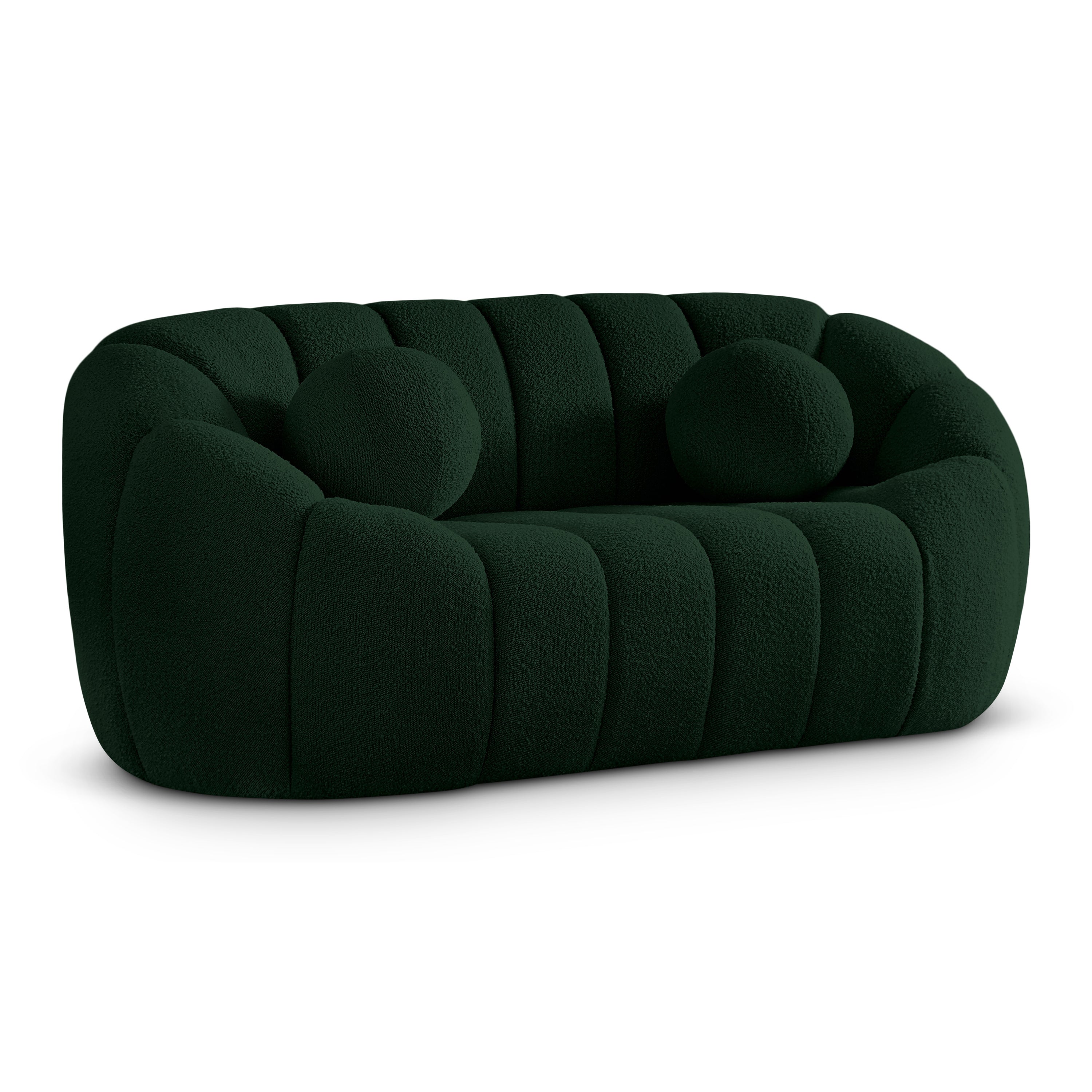 Elijah Boucle Fabric Loveseat