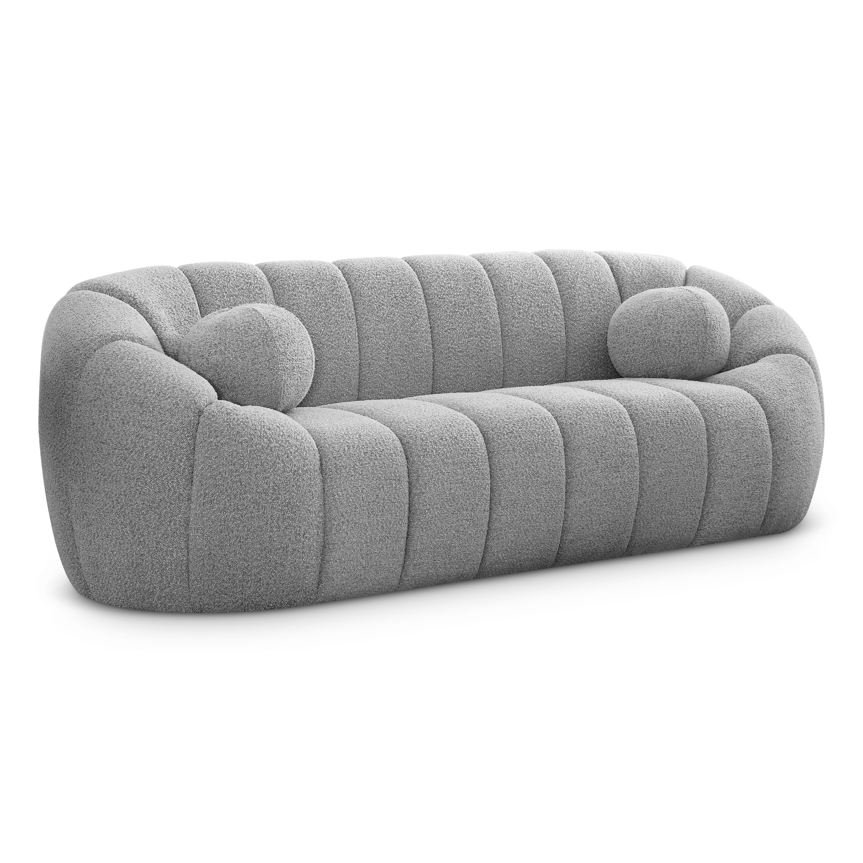 Elijah Boucle Fabric Sofa