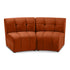 Limitless Cognac Velvet 2pc. Modular Sectional