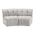 Limitless Cream Velvet 2pc. Modular Sectional