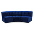 Limitless Navy Velvet 3pc. Modular Sectional