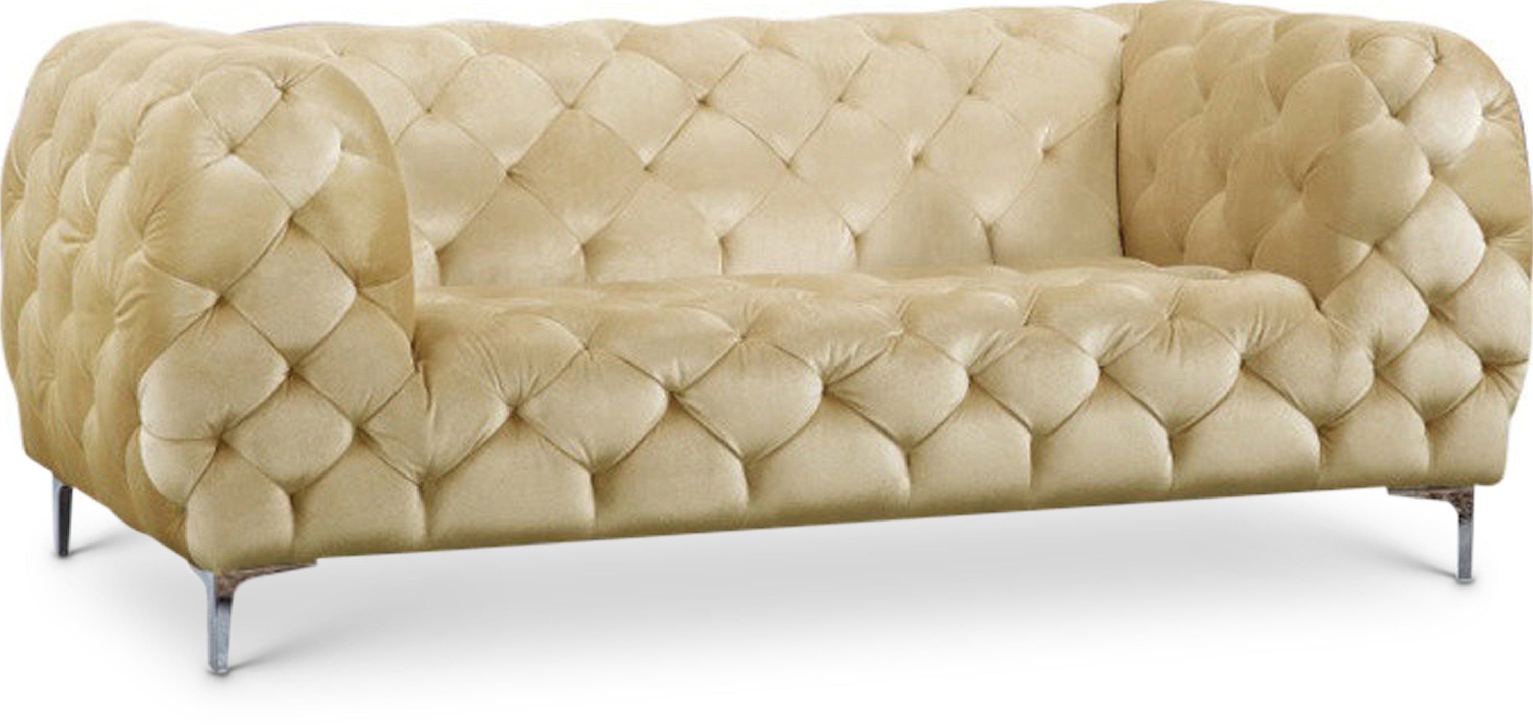 Mercer Velvet Loveseat