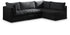 Jacob Black Velvet Modular Sectional