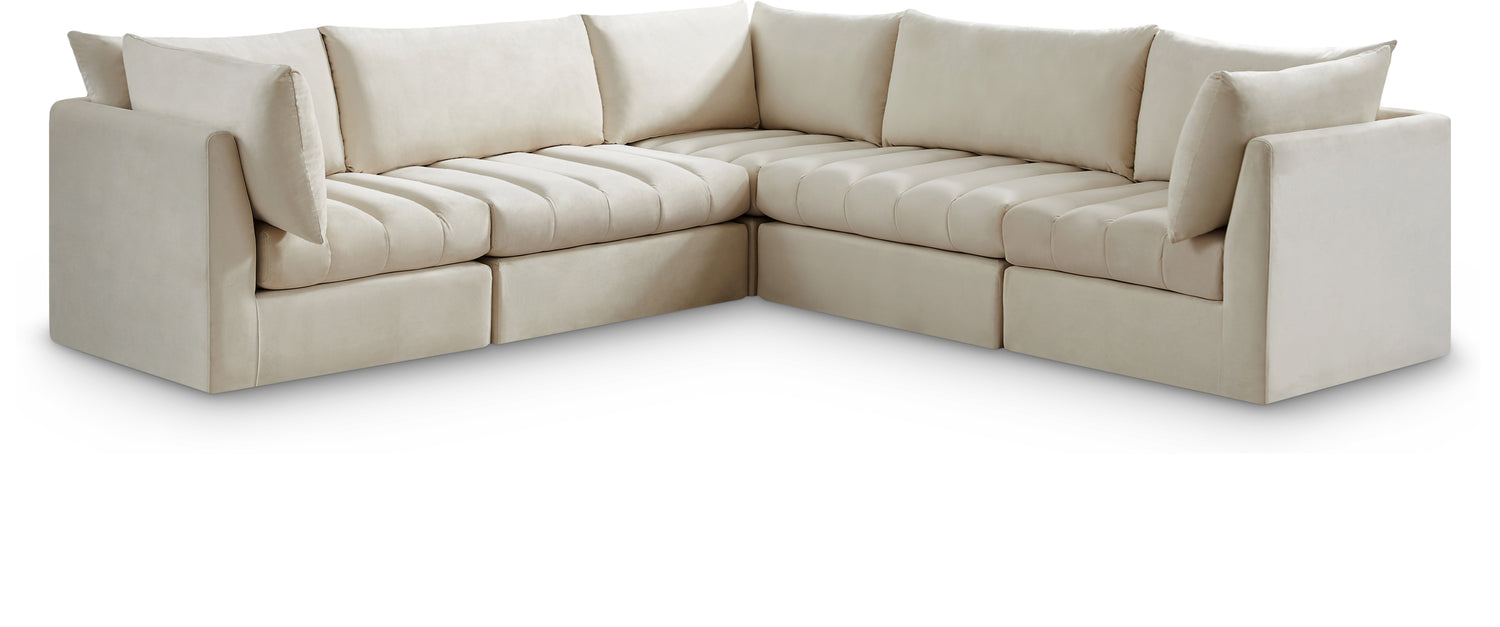 Jacob Cream Velvet Modular Sectional