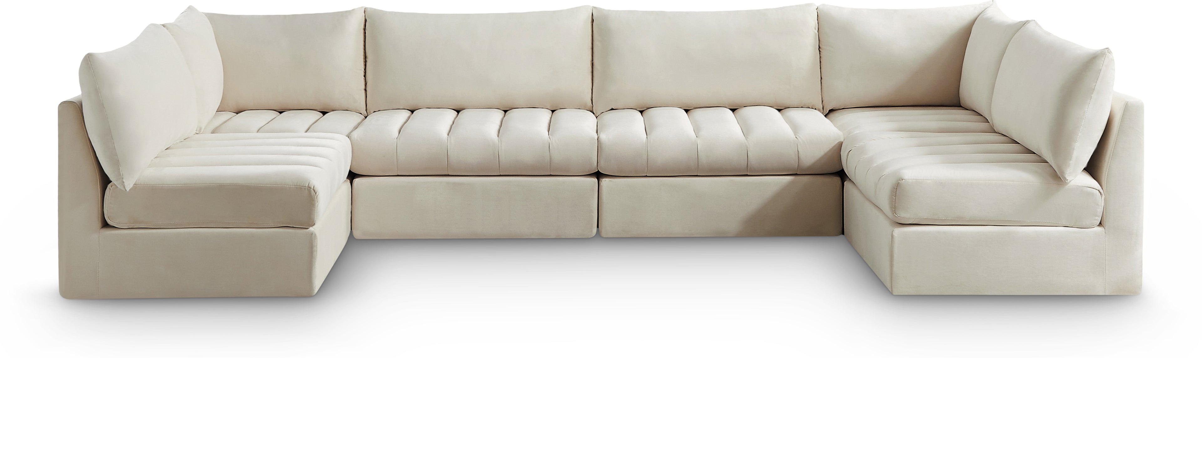 Jacob Cream Velvet Modular Sectional