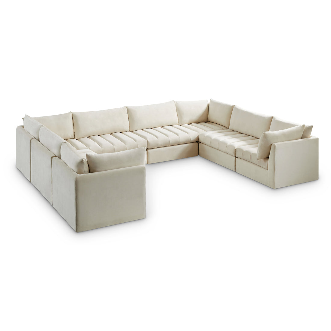 Jacob Cream Velvet Modular Sectional