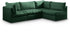 Jacob Green Velvet Modular Sectional