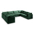 Jacob Green Velvet Modular Sectional