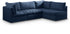 Jacob Navy Velvet Modular Sectional