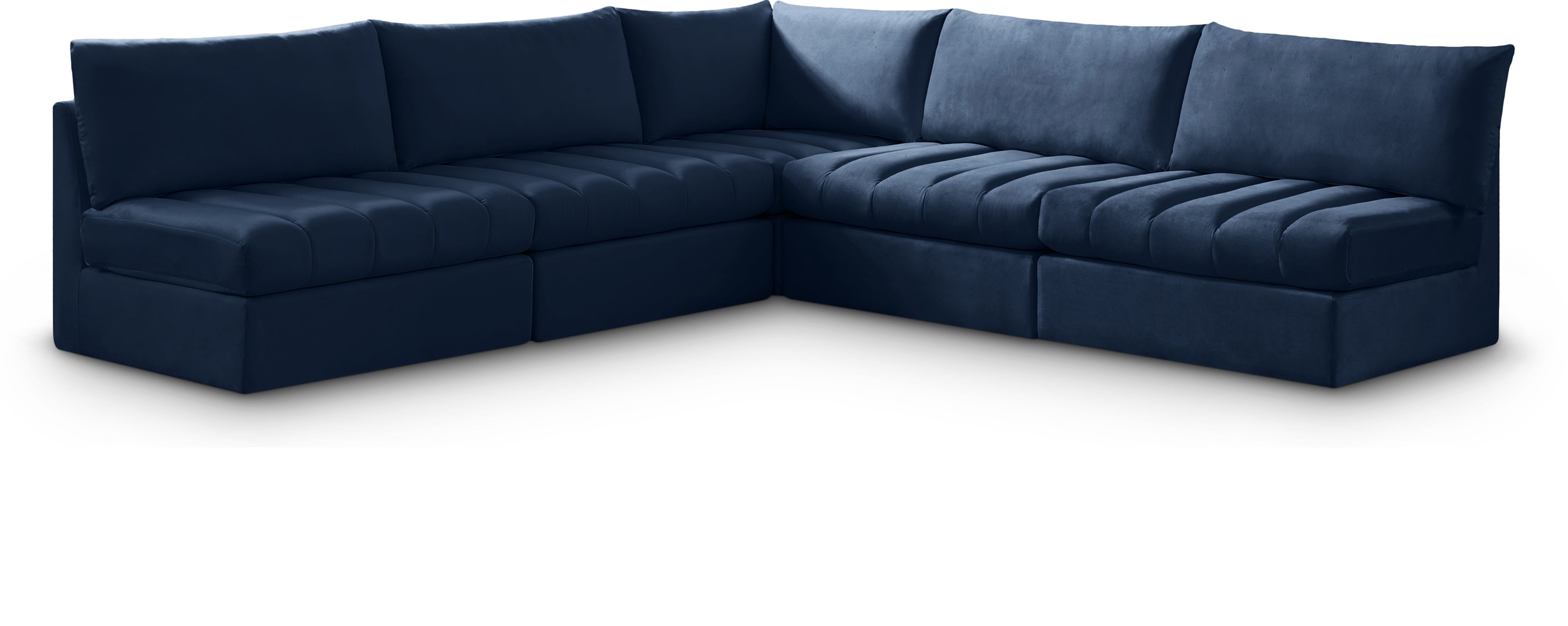 Jacob Navy Velvet Modular Sectional