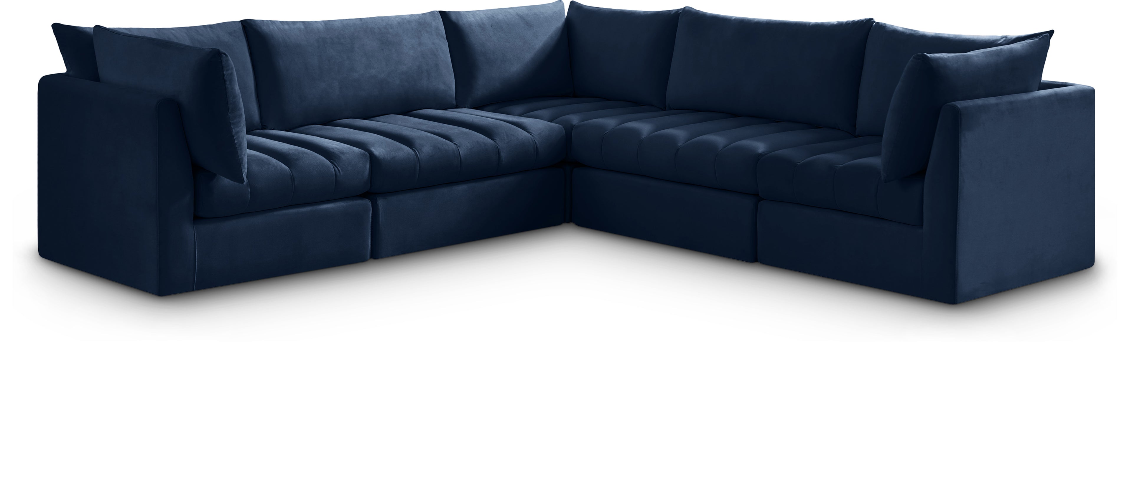 Jacob Navy Velvet Modular Sectional