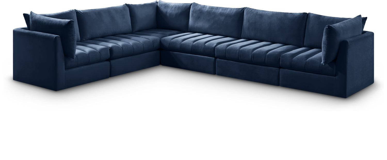 Jacob Navy Velvet Modular Sectional