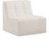 Relax Velvet Armless Chair