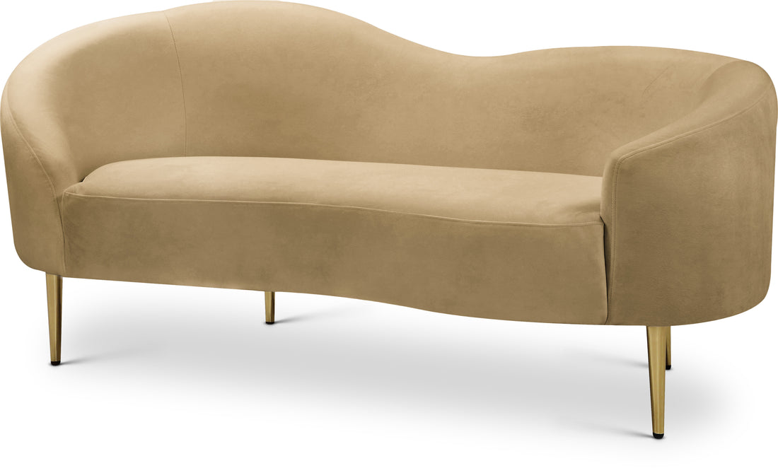 Ritz Velvet Loveseat