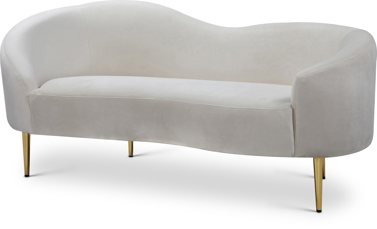 Ritz Velvet Loveseat