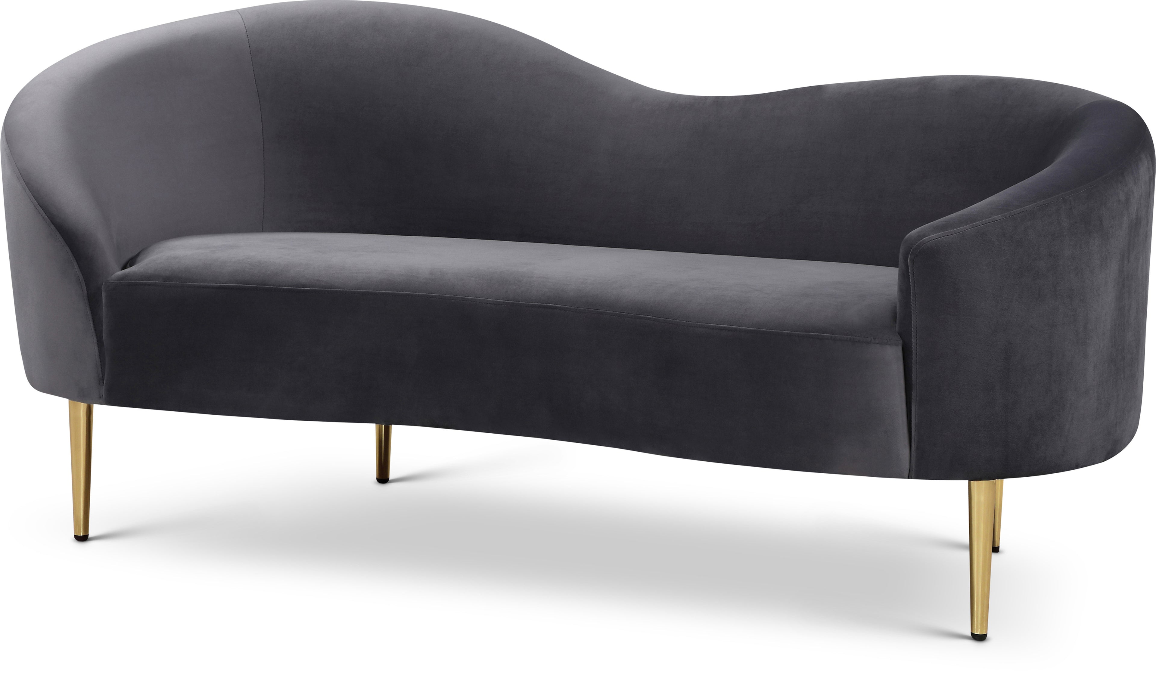 Ritz Velvet Loveseat