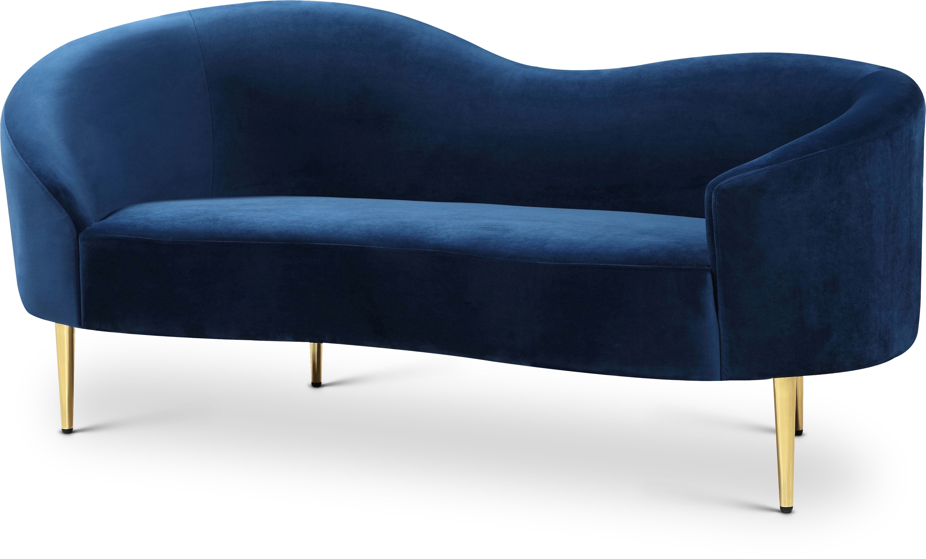 Ritz Velvet Loveseat