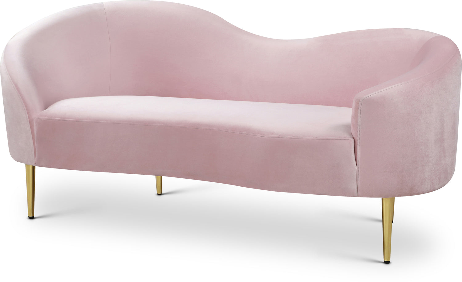 Ritz Velvet Loveseat