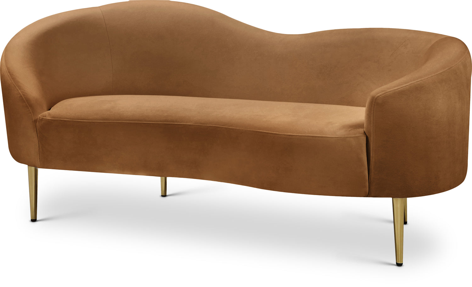 Ritz Velvet Loveseat