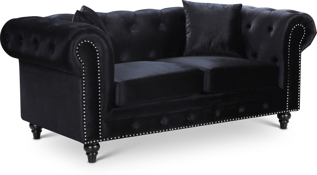 Chesterfield Velvet Loveseat