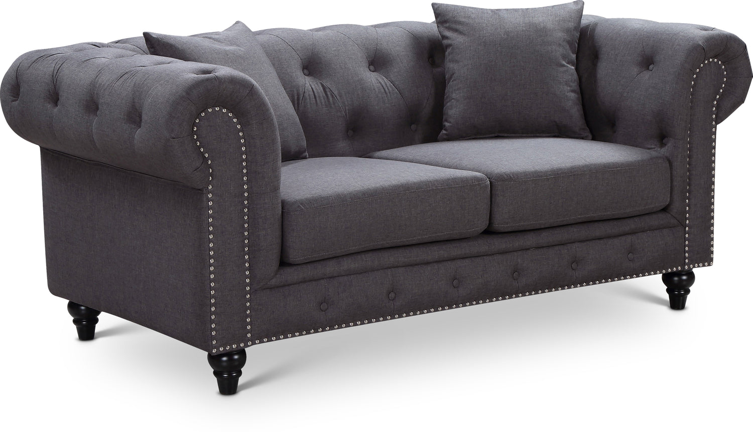 Chesterfield Linen TextuLoveseat