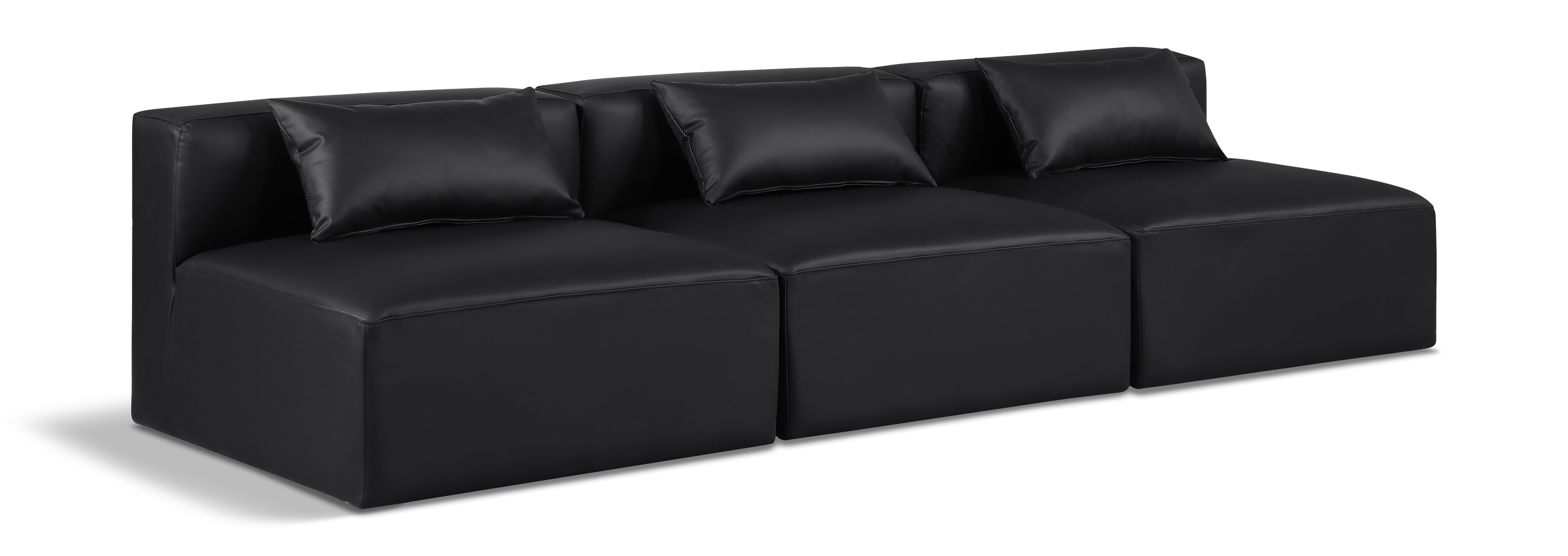 Cube Vegan Leather Modular Sofa