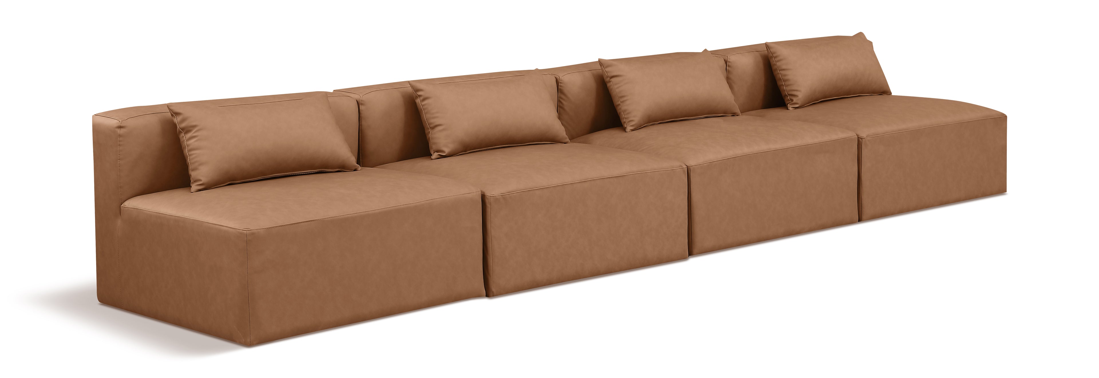 Cube Vegan Leather Modular Sofa