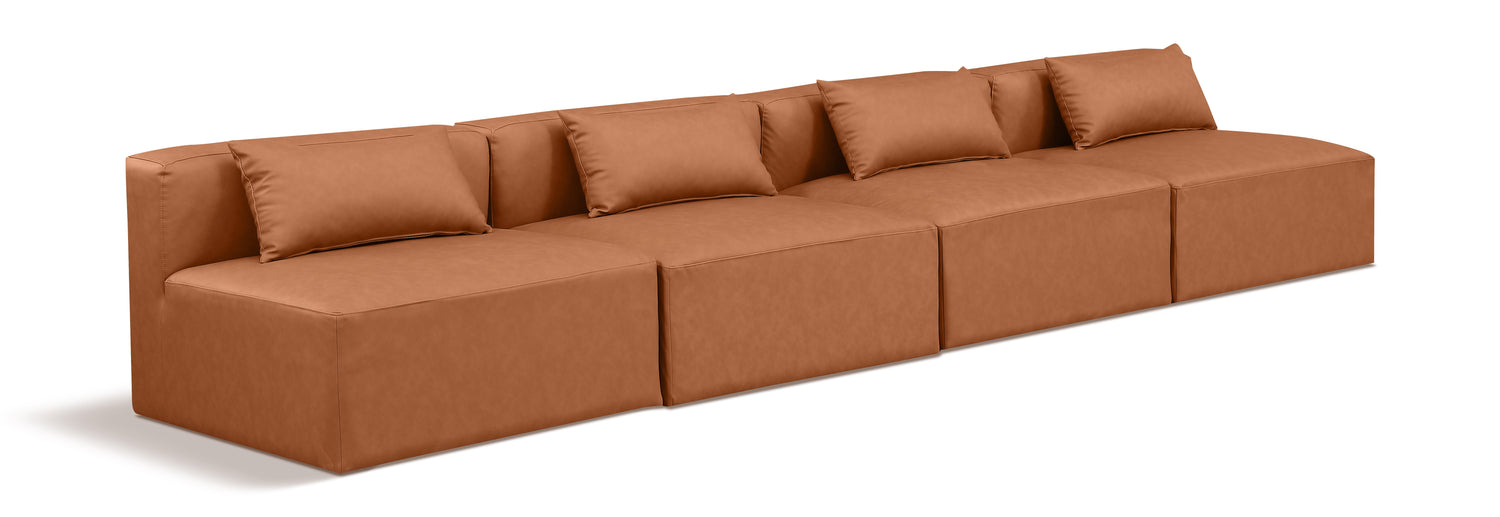 Cube Vegan Leather Modular Sofa