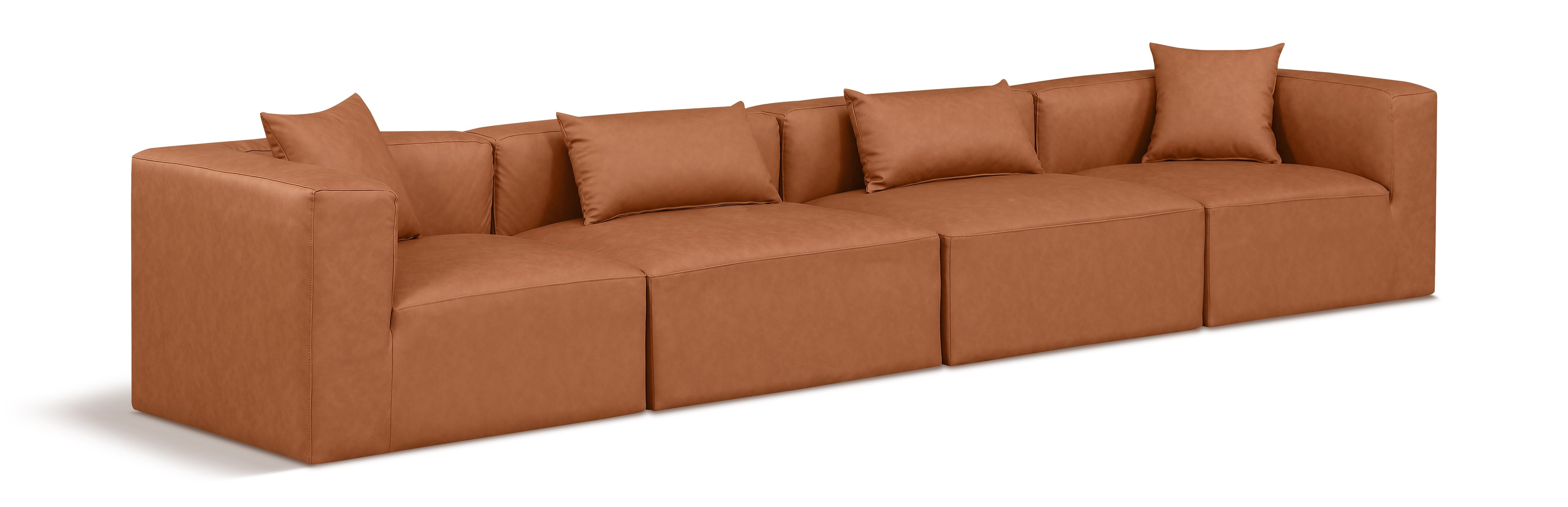 Cube Vegan Leather Modular Sofa