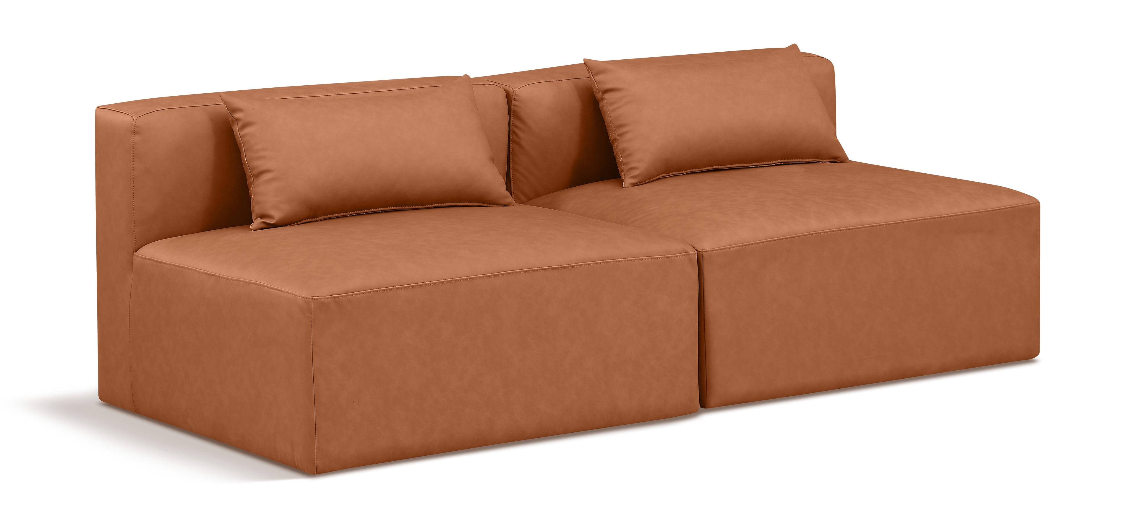 Cube Vegan Leather Modular Sofa