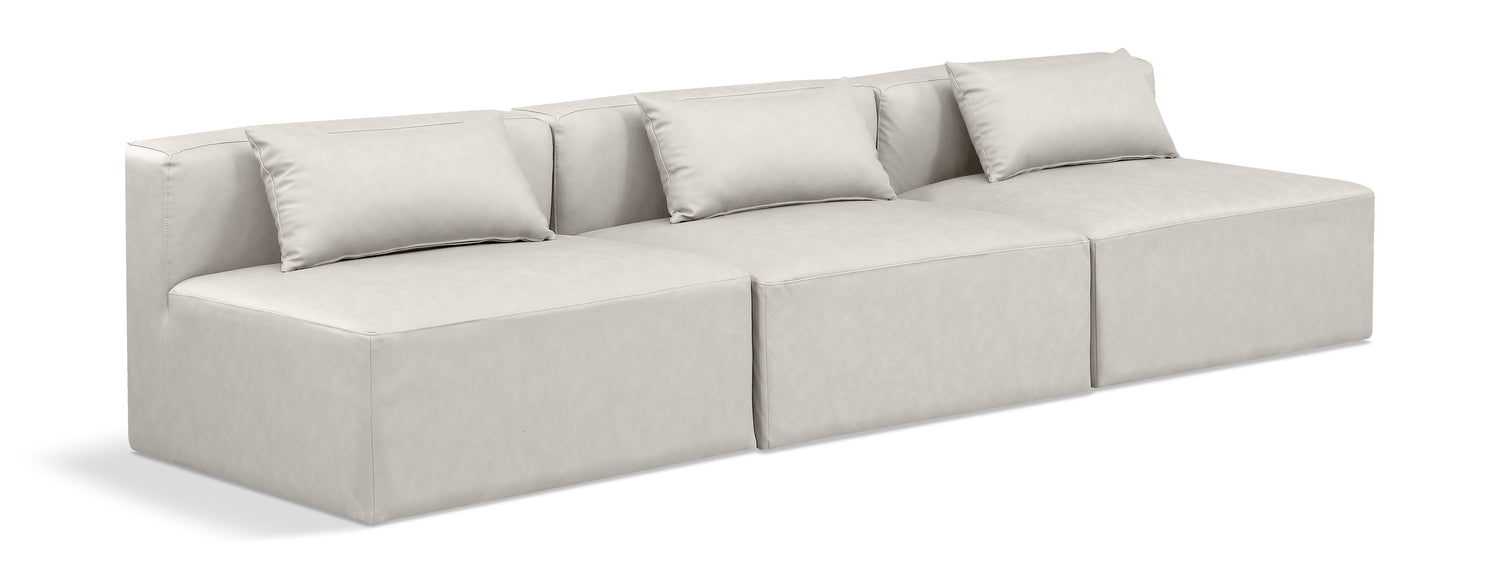 Cube Vegan Leather Modular Sofa